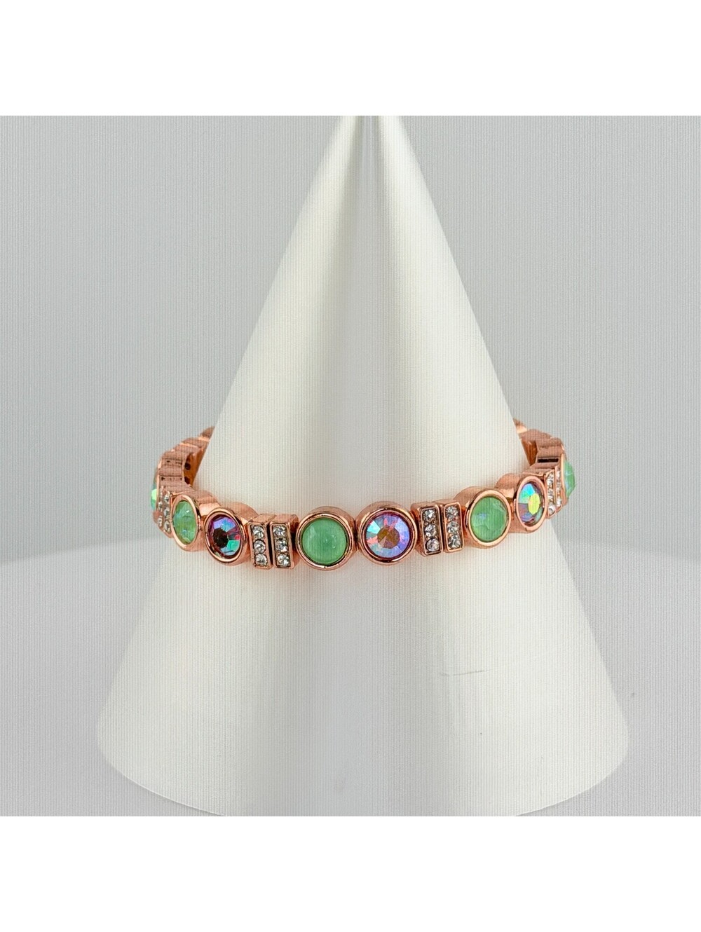 Bomb Party Single Stack Bracelet - on Rose Gold #38